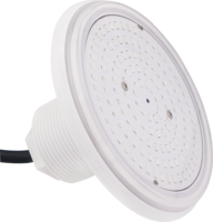 Luz LED para Piscina de 120 mm, Rellena de Resina, IP68, 10 W, RGB, Control Remoto, Conexión de 1.5 Pulgadas, Lámpara Subacuática para Piscinas con Revestimiento de Vinilo