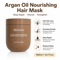 Après-shampoing nourrissant à l'huile d'argan marocaine naturelle : hydrate, adoucit, démêle, lisse les frisottis, répare les cheveux secs et abîmés