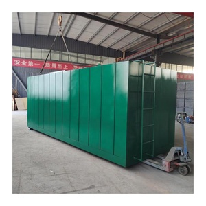 탄소강 <span class=keywords><strong>MBBR</strong></span> 시스템 폐수 처리 기계 / 패키지 STP MBR WWTP 하수 폐수 처리 설비 - Product Image 3