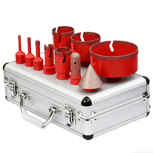 Juego de Herramientas de Perforación de Vidrio y Cerámica de Porcelana, Juego de Brocas de Diamante para Azulejos de 5-130 mm - Product Image 1