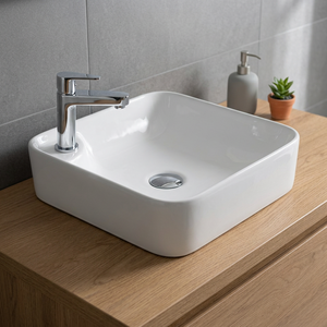 New Modern Round Ceramic Lavabo Sink for Egypt Morocco Bathroom Home Kitchen Sanitary Ware Hand Washbasin India - Product Image 1