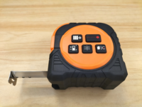Mètre laser multifonctionnel 3-en-1, télémètre laser, ligne laser croisée, règle en acier rétractable de 5 m, outils de mesure manuels