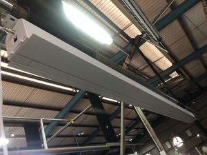 Écran <span class=keywords><strong>de</strong></span> <span class=keywords><strong>Projection</strong></span> Motorisé Longue Focale ALR 4K Black Crystal 100 Pouces à Tension Latérale Électrique <span class=keywords><strong>Encastrable</strong></span> au <span class=keywords><strong>Plafond</strong></span> - Product Image 2