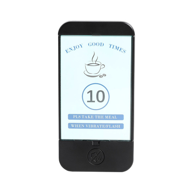 Custom Cafe Rechargeable Waterproof Vibrating Queue Calling Beeper Wireless Coaster Paging System Pager Restaurant