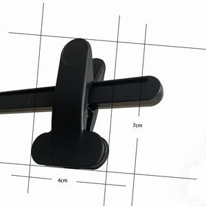 1 cintre en plastique pour enfants et adultes, pour vêtements, avec clips - Product Image 4