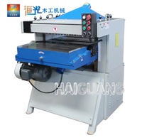 Raboteuse industrielle professionnelle automatique double face robuste 4 moteurs 380V 5.5+9kW 8 lames largeur max. 840mm