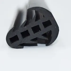 EPDM junta de goma de estrusione de goma en forma de T tira de goma para <span class=keywords><strong>el</strong></span> sistema - Product Image 5