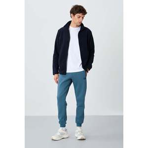 Pantalon de jogging en molleton vert forêt pour homme Cesar Orman, taille élastique, décontracté, respirant - Product Image 3