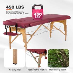 Meilleur lit de massage portable, <span class=keywords><strong>table</strong></span> large, mobilier sexuel, outil de préliminaires pour une utilisation intime, pliable et réglable en hauteur - Product Image 4