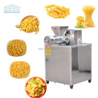 Machine industrielle italienne entièrement automatique pour la fabrication de mini-spaghetti, extrudeuse de pâtes