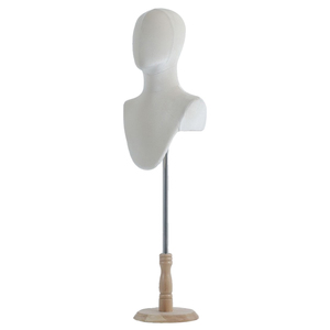Maniquí de espuma de PU ajustable para hombre, cabeza de maniquí de moda en pose de pie, soporte de exhibición de metal para confección, <span class=keywords><strong>busto</strong></span> para ropa y bufandas, elegante - Product Image 2