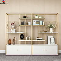 Étagère de rangement multifonctionnelle pour sol, vitrine de haute qualité, présentoir en fer forgé pour cosmétiques, idéal pour centres commerciaux et supermarchés