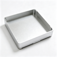 Casing Aluminium Ekstrusi Paduan Logam Pelindung EMI Kotak Mini PC Perangkat PCB IoT Layanan CNC Kustom Casing Aluminium Ekstrusi