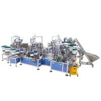 Machine de fabrication de charnières professionnelle pour ligne de production de quincaillerie, contrôlée par PLC, garantie 1 an, 220V, capacité 45-50P/M
