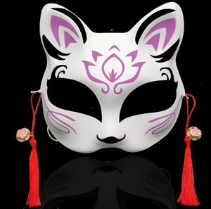 หน้ากากอนิเมะรูปแมวครึ่งหน้า,หน้ากากแฟนซีญี่ปุ่นหน้ากากงานปาร์ตี้งานปาร์ตี้งานปาร์ตี้ - Product Image 4