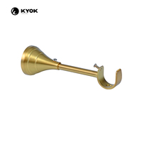 Support de rideau décoratif en alliage d'aluminium KYOK, moderne, durable, accessoire de luxe léger