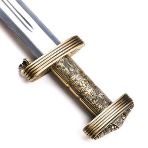 94cm北ヨーロッパ歴史ミラーポーランド440ssブレードバイキング武器剣リアルスチールウッドディスプレイ付き - Product Image 4