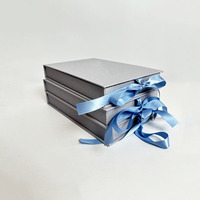 Boîte cadeau USB de mariage en lin de luxe personnalisée Couverture en lin Album photo Photos et stockage USB