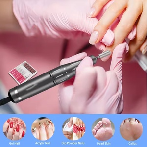 Kit de perceuse à ongles professionnelle 35000 tr/min, rechargeable, portable, lime à ongles électrique pour manucure, ongles en acrylique et gel - Product Image 6