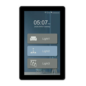 Interruptor de Luz Inteligente Wifi Tuya de <span class=keywords><strong>Precio</strong></span> de Fábrica, 1/2/3/4 Gang, Interruptor de Pared Inteligente <span class=keywords><strong>con</strong></span> <span class=keywords><strong>Pantalla</strong></span> LCD Completa, Control por Voz <span class=keywords><strong>con</strong></span> <span class=keywords><strong>Alexa</strong></span> - Product Image 4