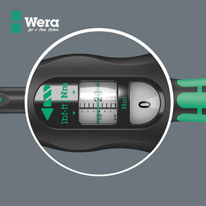 Clé dynamométrique Wera 20-100 Nm avec affichage numérique et cliquet - Product Image 4