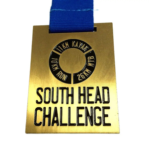 3D仿古电镀锌合金定制运动马拉松奖牌 - Product Image 3