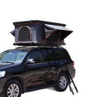 Carpa de Techo Rígida para Camping, Carpa de Techo para Auto de Cuatro Lados, Carpa Plegable de Doble Capa de ABS para SUV, Todoterreno, Camping Autónomo
