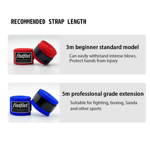 Fabrication OEM ODM, logo personnalisé, vente directe d'usine, bandages en coton pour les mains, 5 m, durables et respirants, pour la <span class=keywords><strong>boxe</strong></span>, le Muay Thai, le kickboxing, le MMA - Product Image 5