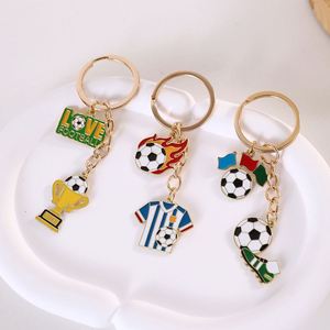 Cross-border Creative Football Trophy Keychain Athlete Souvenir Ball Pendant Ornament <b>Small</b> Gift Individually Packaged Wholesale - Product Image 1
