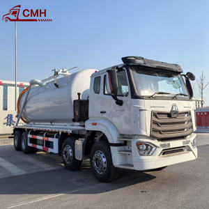 Se utiliza para absorber agua sucia Sinotruck Howo Nx High Quality20CBM 8*4 12 Ruedas Camión de succión de aguas residuales a la venta para limpiar desagües - Product Image 2