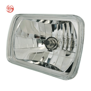 Phares carrés 6052/6054/7 pouces avec faisceau haut/bas 6*7, compatibles HILUX, ampoules <span class=keywords><strong>LED</strong></span> neuves 55W pour H4/P43 - Product Image 1