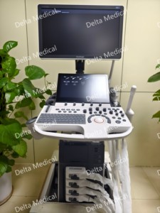 Système d'échographie sur chariot Sonoscape P50 Elite et échographie Doppler couleur pour usage vétérinaire avec service à long terme - Product Image 2