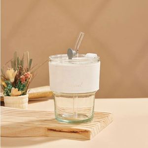 Gobelet isotherme personnalisé écologique avec couvercle à paille, parois épaissies, manchon de protection, pour boissons glacées, en plastique imprimé UV - Product Image 3