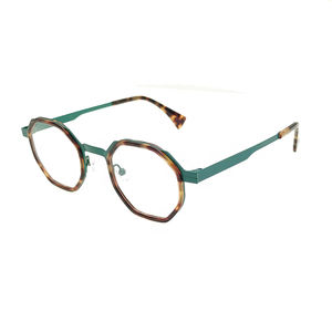 Yasee Nuova Montatura per Occhiali in Metallo e Acetato di Alta Qualità, Design alla Moda, Pronta Consegna - Product Image 1