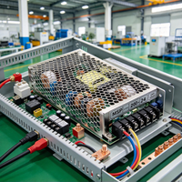Alimentation électrique industrielle universelle réglable de qualité médicale Meanwell MSP-200-24 200W à sortie unique 24VDC