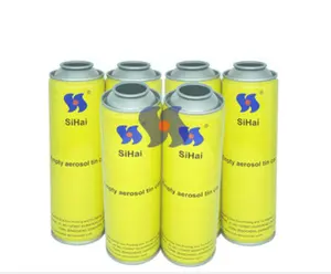Manufacturers necked 52X195mm Tin Aerosol Can Remover bottle empty Spray Aerosol tin can