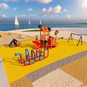 Aire de jeux extérieure sur mesure OEM pour enfants, adaptée aux écoles maternelles et aux usages commerciaux - Product Image 4
