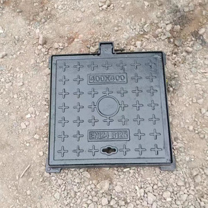 Couvercle de trou d'homme rond en <span class=keywords><strong>fonte</strong></span> ductile Couvercle de trou d'homme pour eaux de pluie et eaux usées Couvercle de trou d'homme pour broyeur à boulets Produit de services en <span class=keywords><strong>fonte</strong></span> - Product Image 3