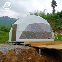 Dôme de tente Igloo étanche de diamètre 6m pour mini hôtel extérieur