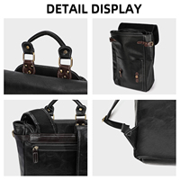 Mochila SEWAFOX para hombre, mochila para computadora para viajes de negocios, mochila retro para viajes de ocio