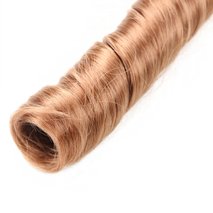 Giá rẻ 150g 24 ''mượt phần mở rộng tóc pháp dệt xoăn bện Tóc tổng hợp nhiệt độ cao sợi nhìn tự nhiên - Product Image 4