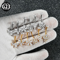 Gaby Popular Piercing de nombril en titane calibre 14, bijoux en gros pour enfants et mariages