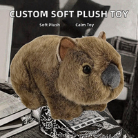 Peluche Wombat Personnalisée Mignonne de Petite Taille Ultra Douce en Coton de Haute Qualité et Coton PP