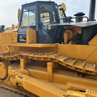 Bulldozer D155AX-5 Usado de Alto Rendimiento, 360Hp de Potencia, 40t de Peso, Pocas Horas de Uso, Pintura Original, Confiable, para Construcción Pesada