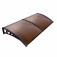 Abri de pluie DIY, auvent de porte et de fenêtre, auvents pour fenêtre, jardin, abri de pluie en polycarbonate pour l'extérieur