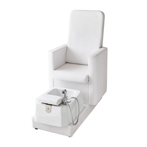 Chaise blanche moderne de manucure de spa pour les pieds en cuir de salon de beauté <span class=keywords><strong>fauteuil</strong></span> de pédicure de salon de spa pour les ongles au <span class=keywords><strong>design</strong></span> simple à vendre - Product Image 3