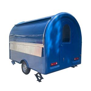 Remolque de comida barato totalmente equipado calle móvil camión de comida carrito de viaje <span class=keywords><strong>camping</strong></span> Camper remolque furgoneta bicicleta - Product Image 1