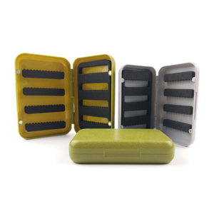 4.6*3.5*1.2inch Float EVA Foam Fly Box Slit Foam Fly Fishing Box Kit