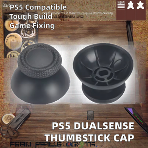 Mando <span class=keywords><strong>DualSense</strong></span> del Fabricante para Rocker Cap, Protección de Teclas con Orificio Grande, Cabeza de Hongo Gris, Palanca de Mando de Plástico, Inalámbrico/Cableado - Product Image 2
