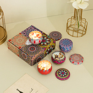 Bougies parfumées à étiquette personnalisable artisanale coffret <span class=keywords><strong>cadeau</strong></span> parfum longue durée <span class=keywords><strong>idée</strong></span> <span class=keywords><strong>cadeau</strong></span> de Noël romantique - Product Image 3